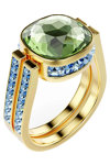 SWAROVSKI Multicolored Chroma Ring cushion cut (No 55)