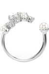 SWAROVSKI White Constella Open Ring Crystal Pearl round cuts (No 55)