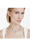 SWAROVSKI White Millenia Tennis Necklace (octagon cut)