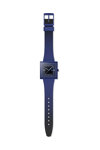 SWATCH Essentials Squarely Backlight Two Tone Silicone Strap