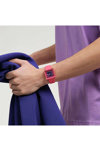 SWATCH Essentials Squarely Berry Two Tone Silicone Strap