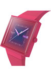 SWATCH Essentials Squarely Berry Two Tone Silicone Strap