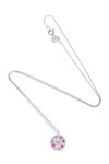 DOUKISSA NOMIKOU Celeste Ruby Necklace Silver