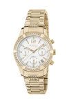 BREIL Tribe C'Est Chic Crystals Chronograph Gold Stainless Steel Bracelet