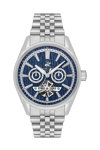 BEVERLY HILLS POLO CLUB Automatic Silver Stainless Steel Bracelet