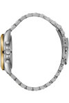 BEVERLY HILLS POLO CLUB Diamonds Dual Time Two Tone Stainless Steel Bracelet