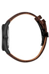 BEVERLY HILLS POLO CLUB Automatic Brown Leather Strap