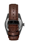 BEVERLY HILLS POLO CLUB Automatic Brown Leather Strap