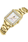 BEVERLY HILLS POLO CLUB Crystals Gold Stainless Steel Bracelet