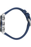 BEVERLY HILLS POLO CLUB Dual Time Blue Rubber Strap