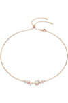 SWAROVSKI White Constella Necklace Crystal Pearl (round cuts)