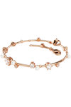 SWAROVSKI White Constella Tennis Bracelet Crystal Pearl (round cuts)